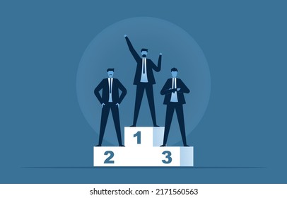 Businessmen run the business, take the company to the top in the market, beat the competitors to the 1st place.