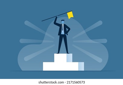Businessmen run the business, take the company to the top in the market, beat the competitors to the 1st place.