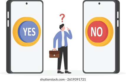 Businessmen run their business at risk and have to decide whether to continue or to stop.

