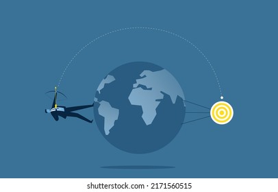 Businessmen set their business goals to help them reach the top in the market, beat their competitors to the 1st place.