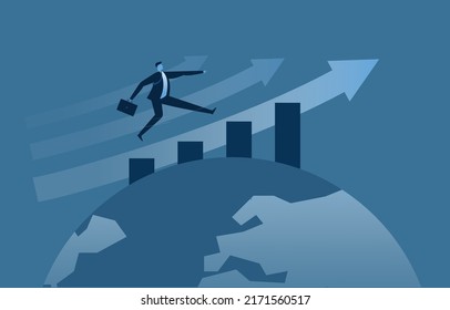 Businessmen set their business goals to help them reach the top in the market, beat their competitors to the 1st place.