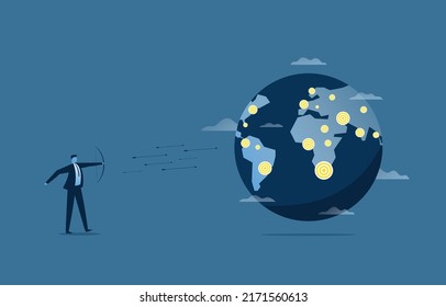 Businessmen set their business goals to help them reach the top in the market, beat their competitors to the 1st place.