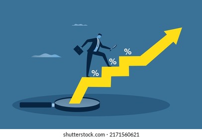 Businessmen set their business goals to help them reach the top in the market, beat their competitors to the 1st place.