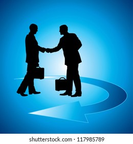 businessmen shaking hand