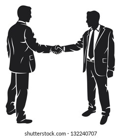 businessmen shaking hands 