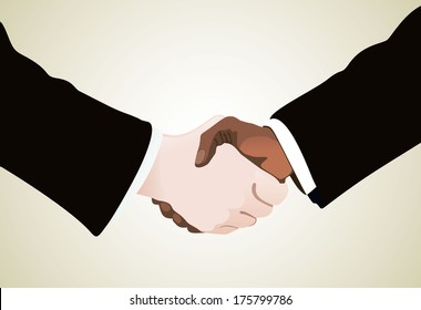 businessmen shaking hands 