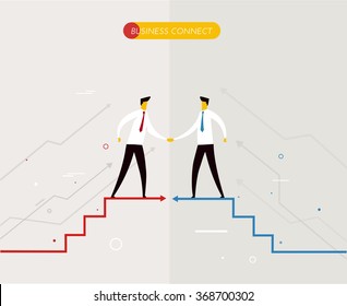 Businessmen shaking hands