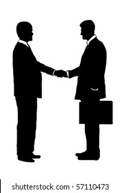 businessmen shaking hands