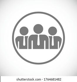 businessmen teamwork group concept icon