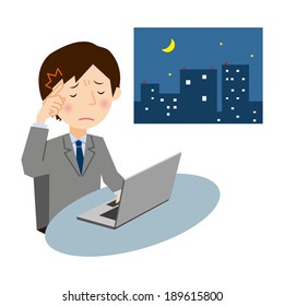 Businessmen that work long hours