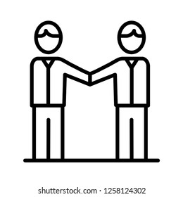 Businessmen vector icon