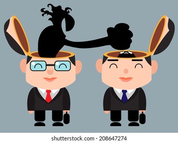 Businessmen VS Businessmen and shadow oppression
