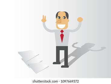 Businessmen win the job.