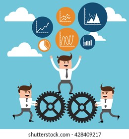 Businesspeople cartoon design