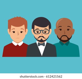 businesspeople character avatar icon