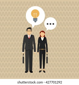businesspeople graphic design 