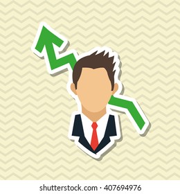 businesspeople graphic design , editable vector