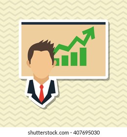 businesspeople graphic design , editable vector