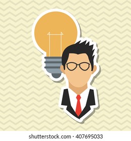 businesspeople graphic design , editable vector