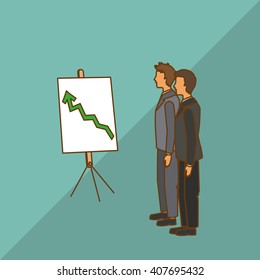 businesspeople graphic design , editable vector
