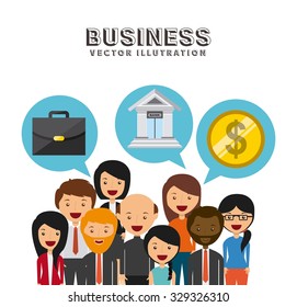 businesspeople group design, vector illustration eps10 graphic 