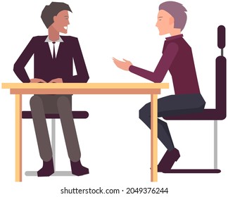 Businesspeople have project strategy planning meeting. Teamwork with business plan, creating new creative project. Meeting to discuss starting business. Colleagues discussing work in entrepreneurship
