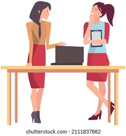Businesspeople have project strategy planning meeting. Teamwork with business plan, creating new creative project. Meeting to discuss starting business. Colleagues discussing work in entrepreneurship