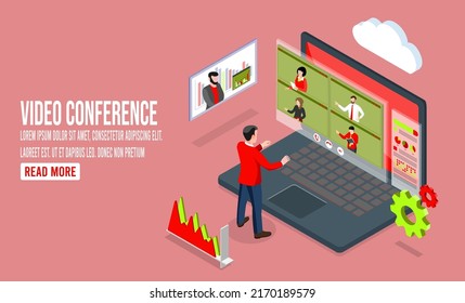 Businesspeople office worker character present business plan. They present Analytical Data Statistic, Financial Report, Corporate Finance Condition on display