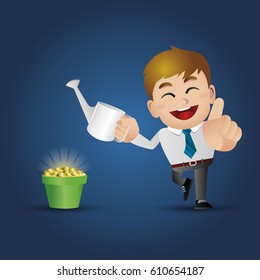Businesspeople set