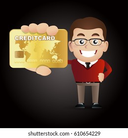 Businesspeople set