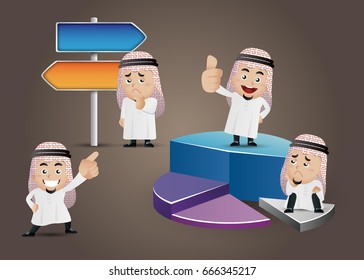Businesspeople set