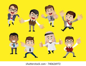 businesspeople set
