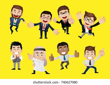 businesspeople set