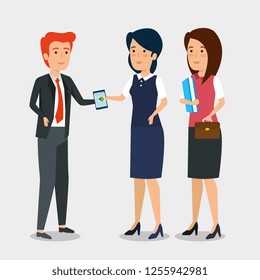 businesspeople teamwork cooperation strategy plan