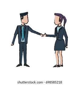 businesspeople vector illustration