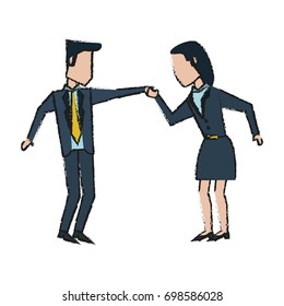 businesspeople vector illustration