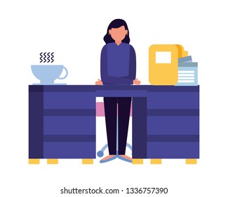 businesspeople work office