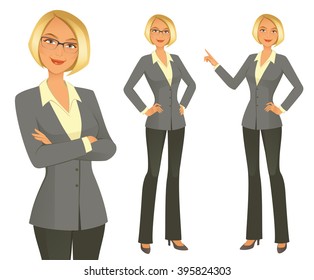 7,965 Blonde business woman cartoon Images, Stock Photos & Vectors ...