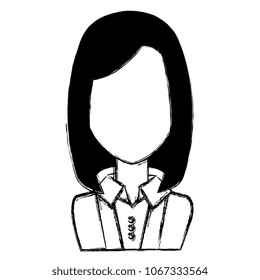 businesswoman avatar character icon