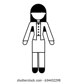 businesswoman avatar character icon