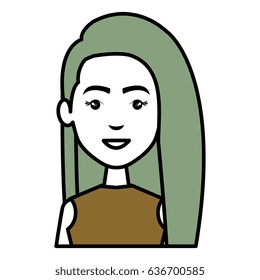 businesswoman avatar character icon