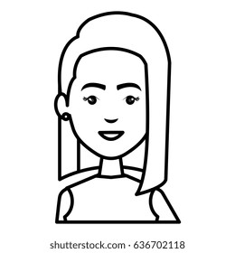 businesswoman avatar character icon