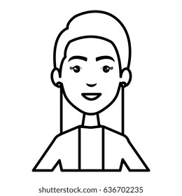 businesswoman avatar character icon