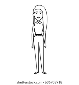 businesswoman avatar character icon