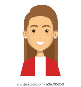 businesswoman avatar character icon