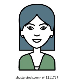 businesswoman avatar character icon