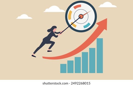 Businesswoman boost performance, innovate, and stay focused to win prestigious trophies