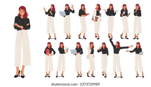 Vector for free use: Business woman vector