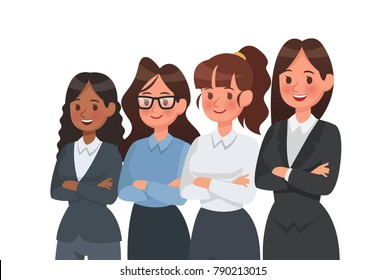 Businesswoman character vector design