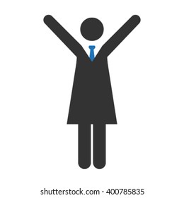 Businesswoman Icon - Vector